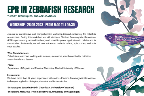 EPR IN ZEBRAFISH RESEARCH